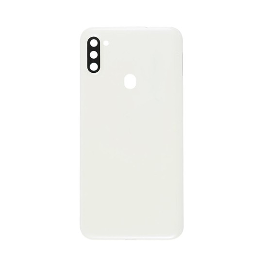 Back Cover+Camera Lens Samsung Galaxy A11/A115 White Back Cover+Camera Lens Samsung Galaxy A11/A115 White